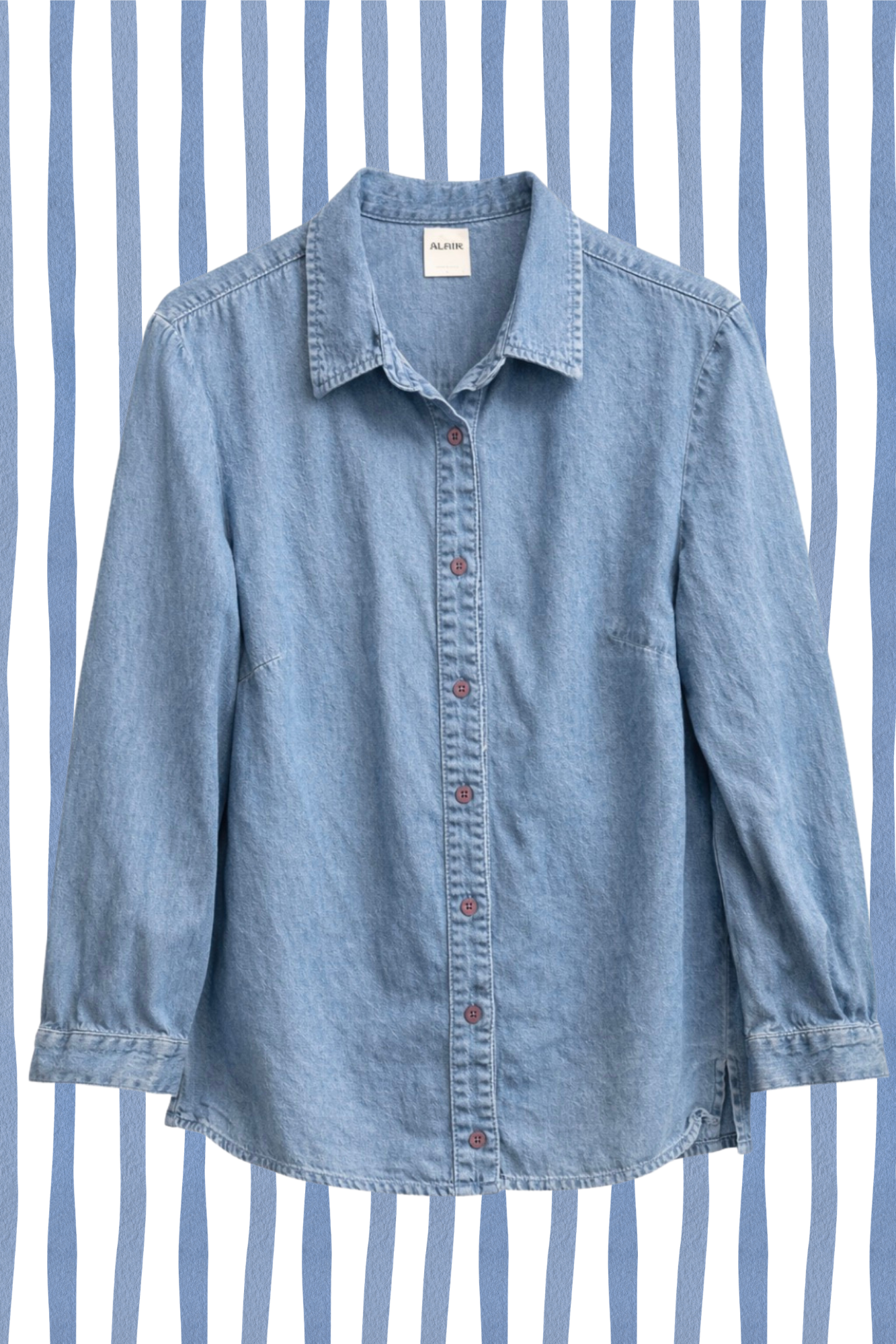 Classic Blue Button Up