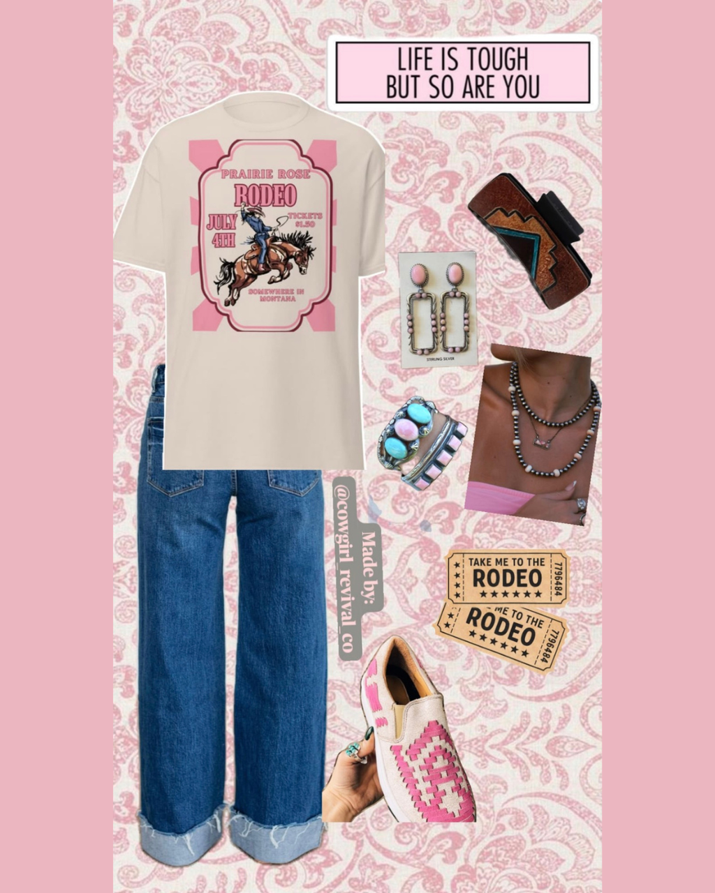 Prairie Rose Rodeo Graphic Tee