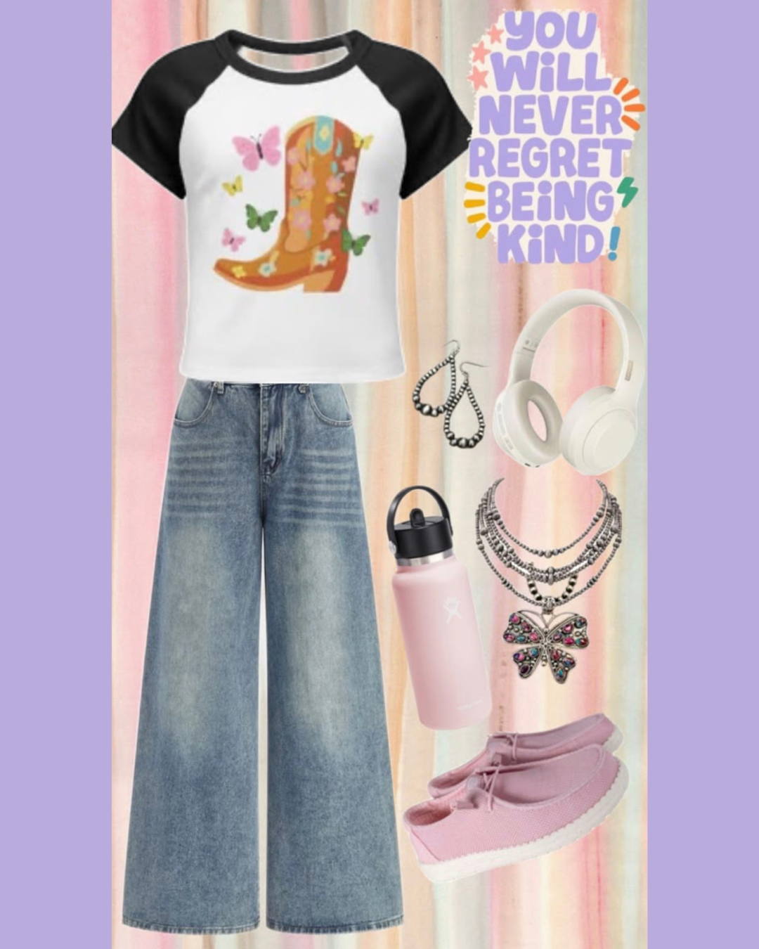 Butterfly Trail Baby Tee