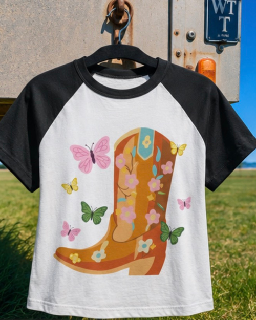 Butterfly Trail Baby Tee