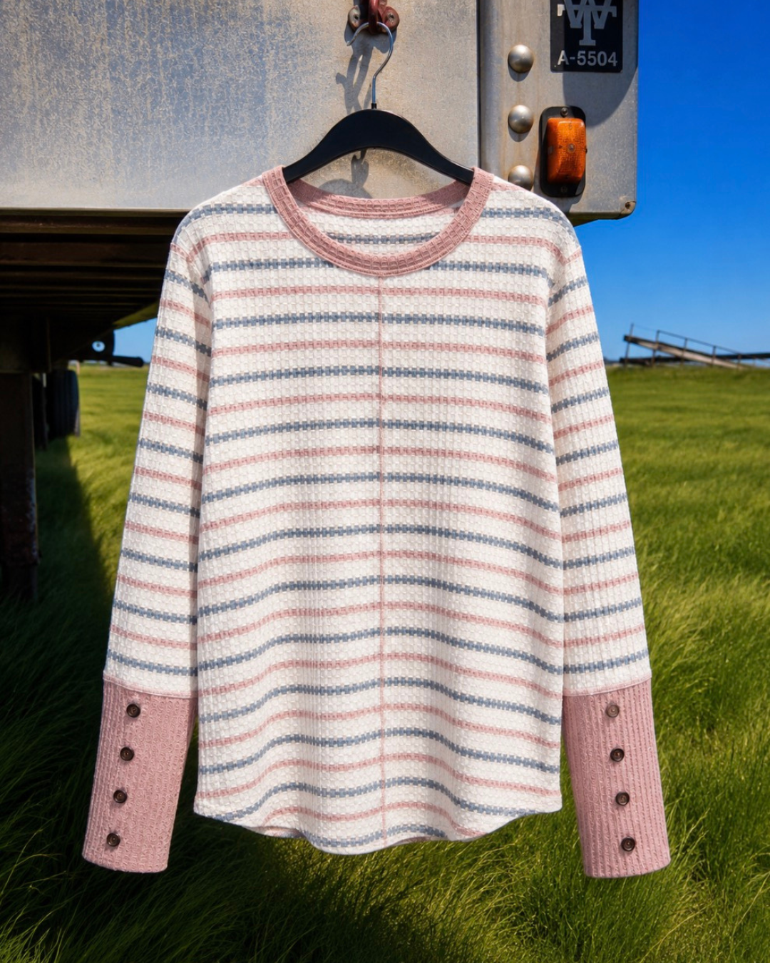 Sunday Porch Waffle Knit