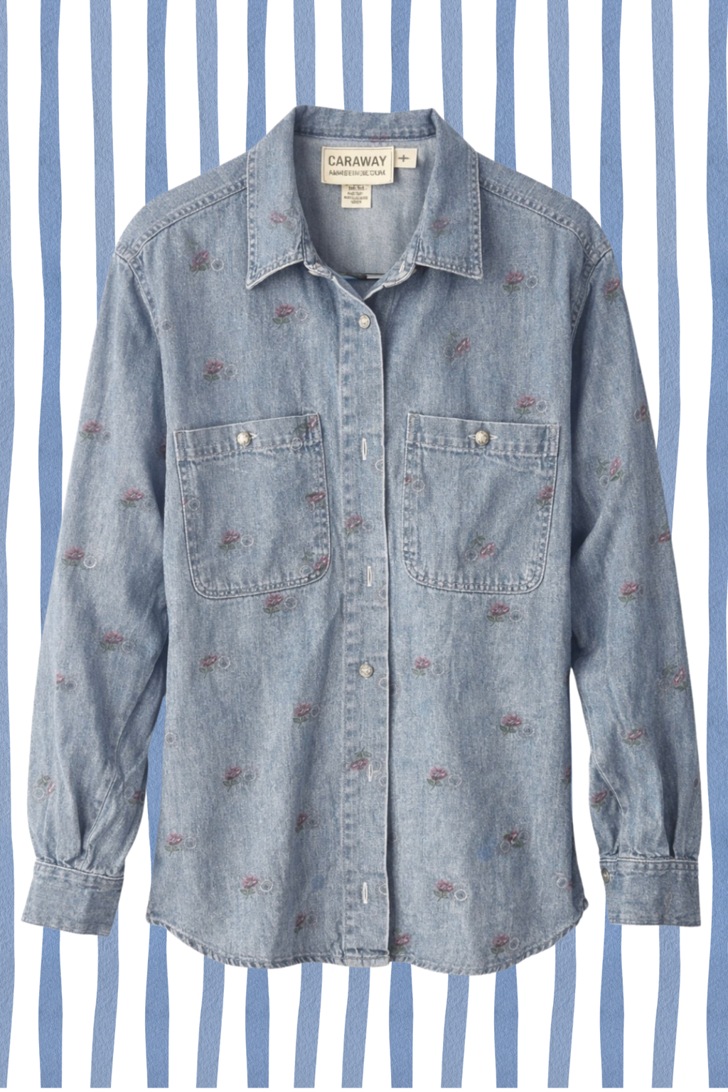 Faded Rose Denim Shirt