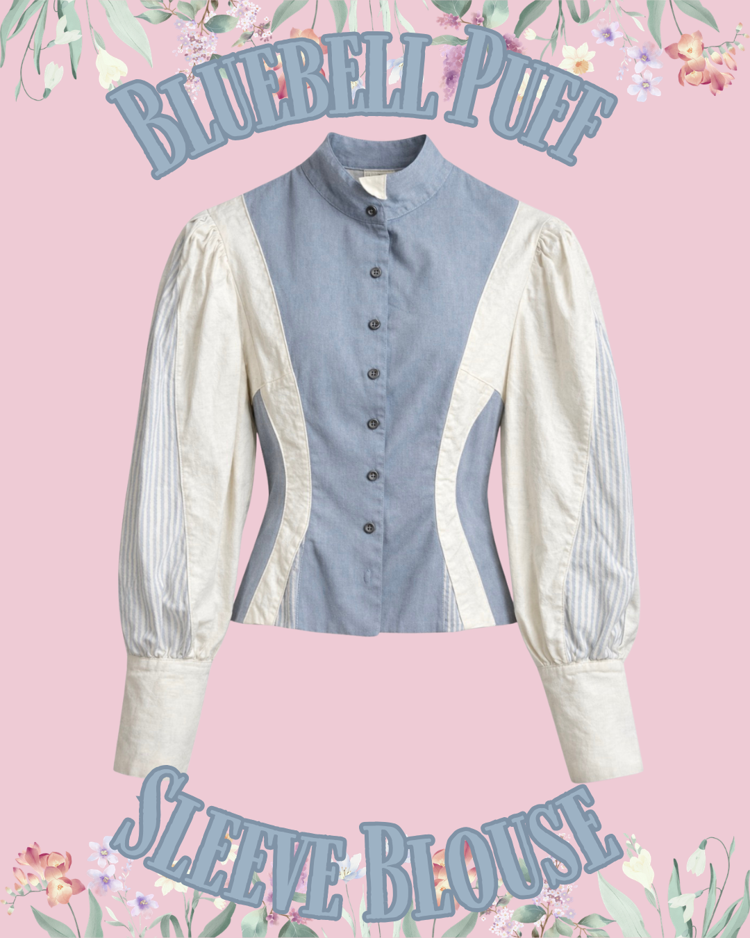 Bluebell Puff Sleeve Blouse