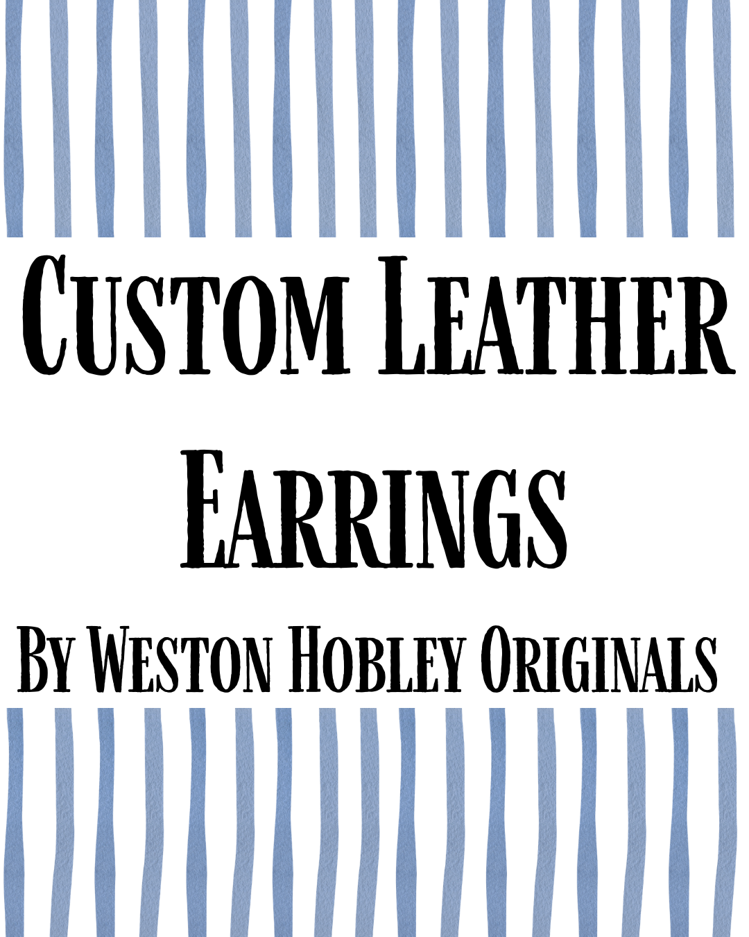 Custom Leather Earrings