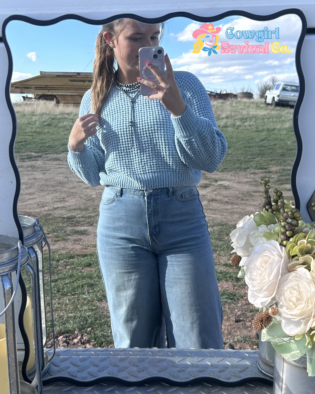 Cloud Knit Crop Sweater