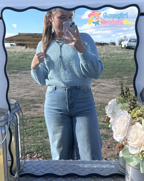 Cloud Knit Crop Sweater