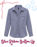 Blue Ribbon Button Up