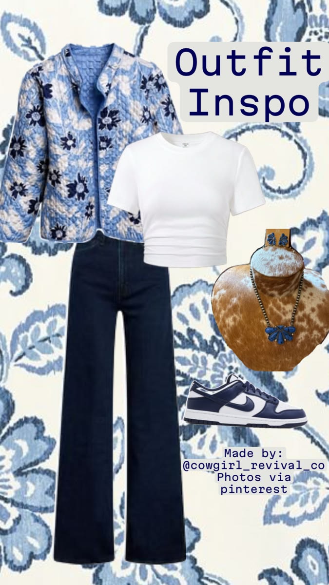 Indigo Garden Quilt Jacket