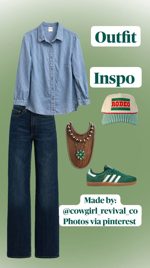 Classic Blue Button Up